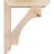 Ekena Millwork Westlake Slat Smooth Bracket w/ Offset Brace, Douglas Fir, 5 1/2"W x 24"D x 28"H BKT0604X24X28WTL06SDF - alternate 2